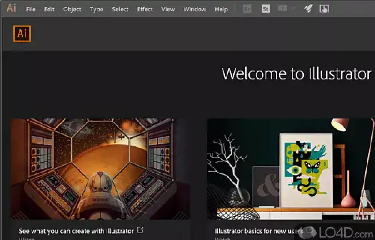 Screenshot of Adobe Illustrator CC - Đồ họa và hiệu ứng không giới hạn độ phân giải