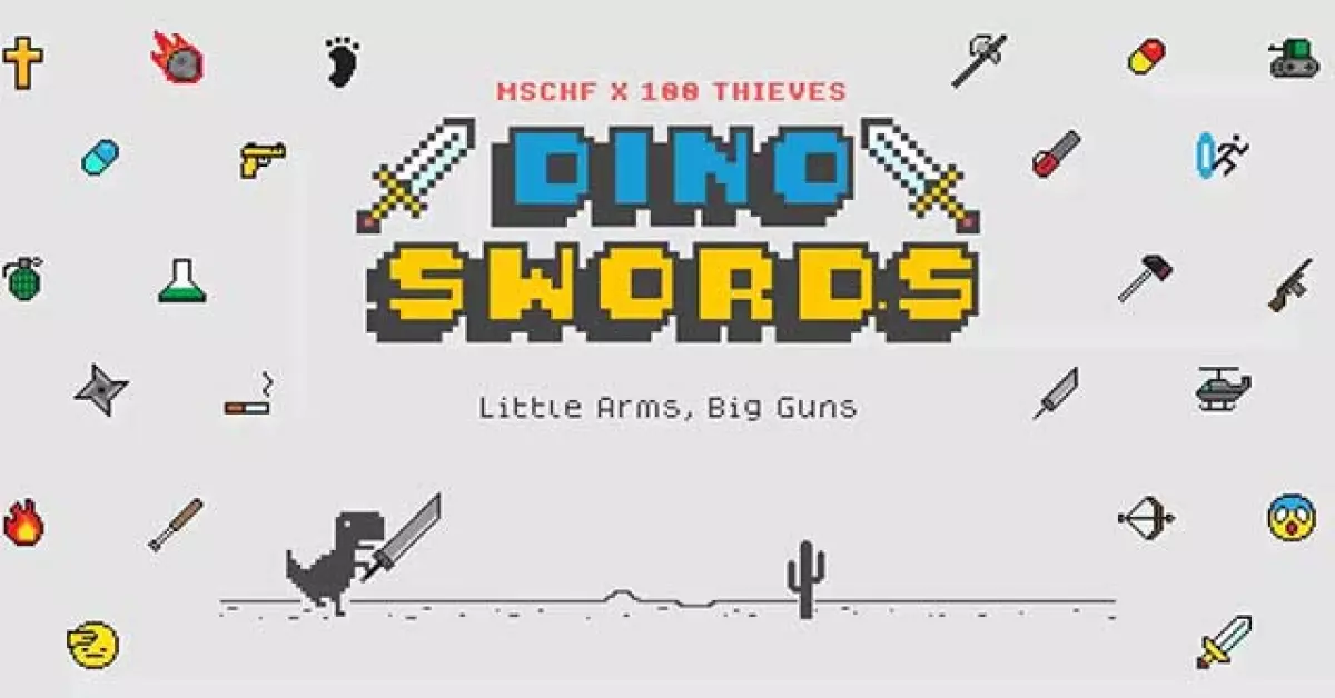 Bạn có thể thu thập và sử dụng tới 26 loại vũ khí trong Dino Swords