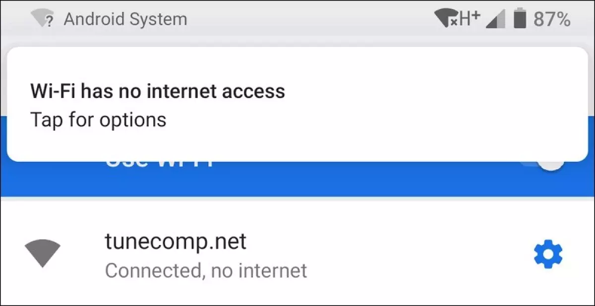 WiFi không có quyền truy cập Internet trên điện thoại