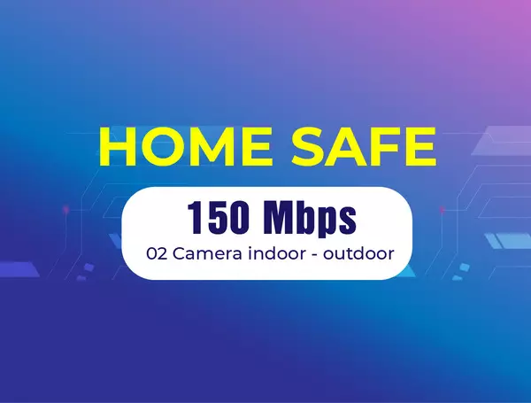 Home Safe là gói internet cáp quang vinaphone có băng thông 150Mbps