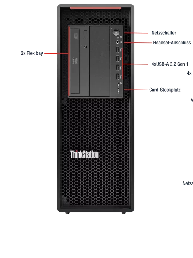   Lenovo ThinkStation P520 30BE00PKGE: Sức Mạnh và Độ Tin Cậy